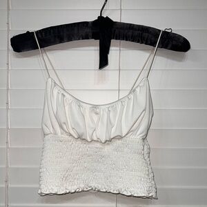 White Urban Outfitters Crop Tank